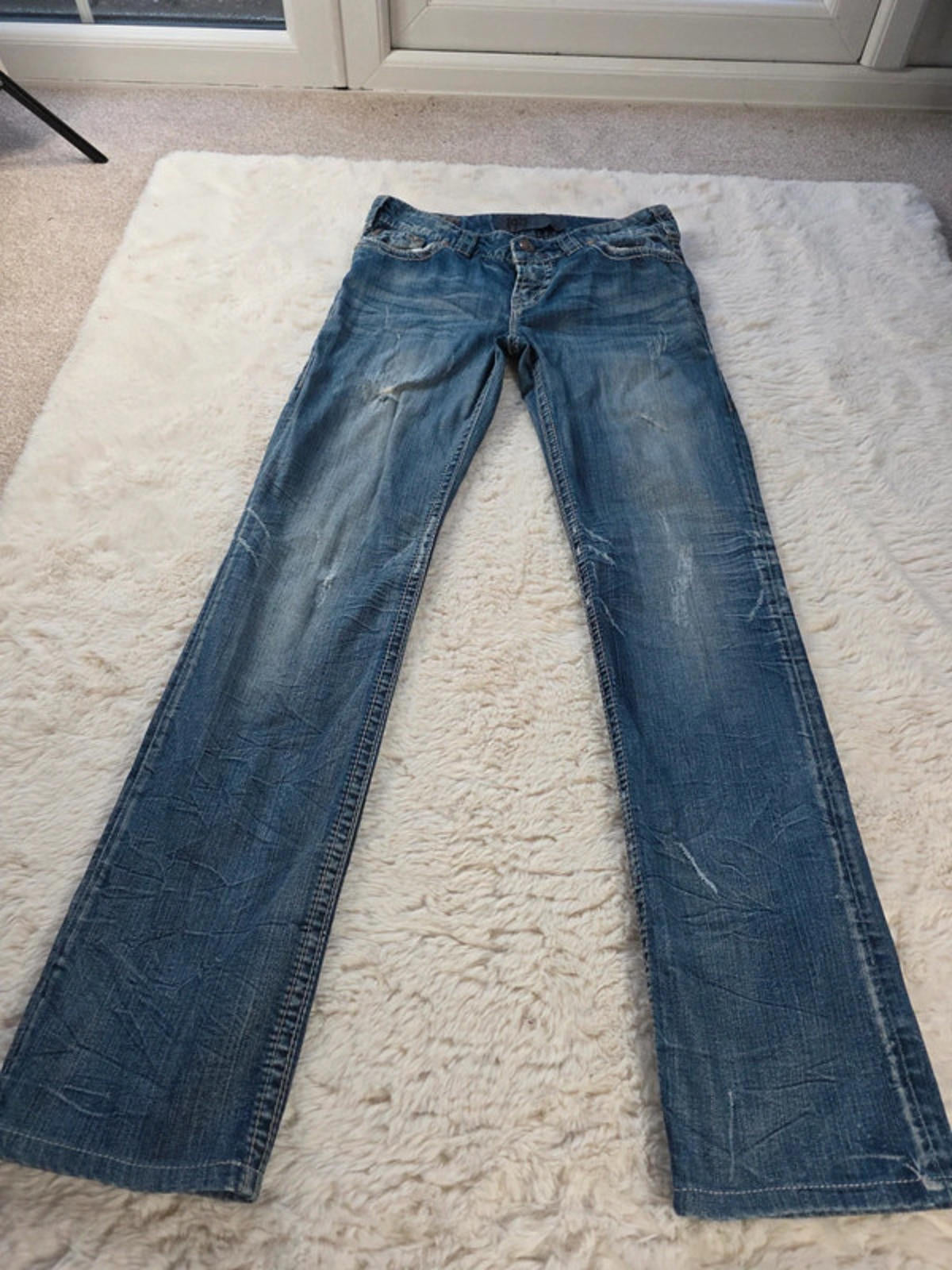 Vintage Y2K 1921 Straight Mid Rise Jeans UK Size 10