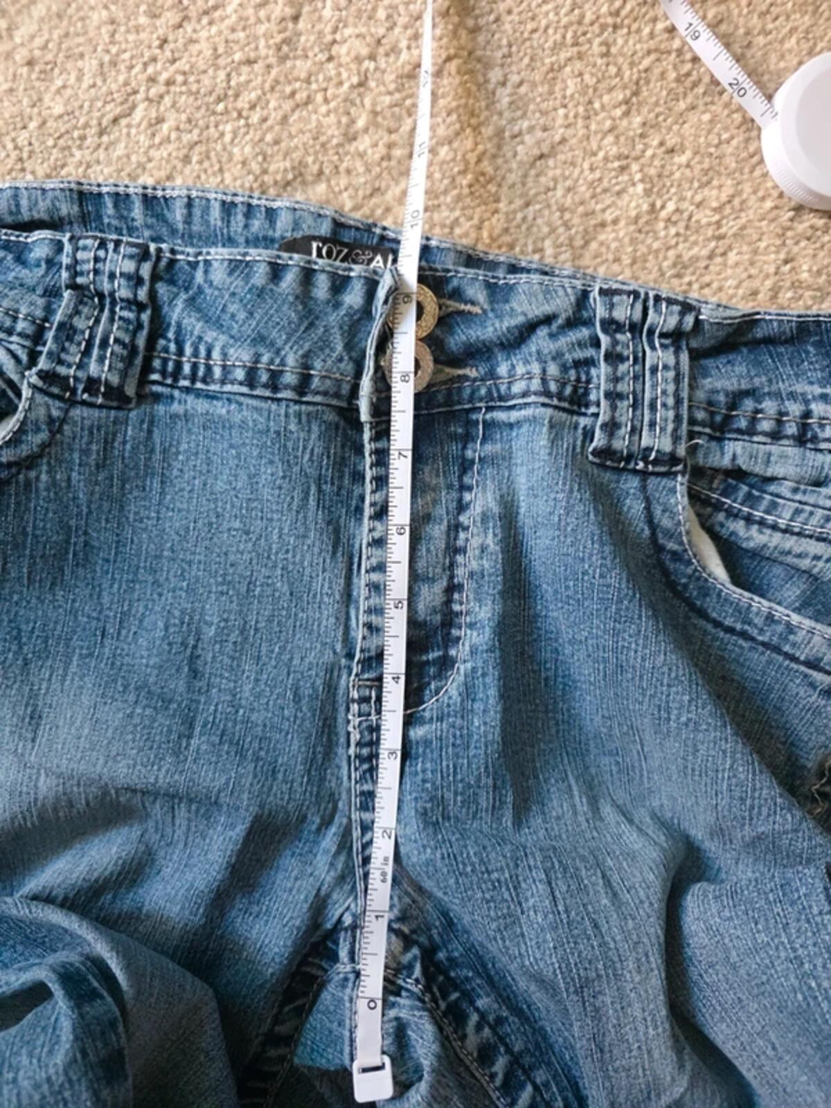 Roz & Ali Mid Rise Straight Vintage Y2K Jeans UK Size 12