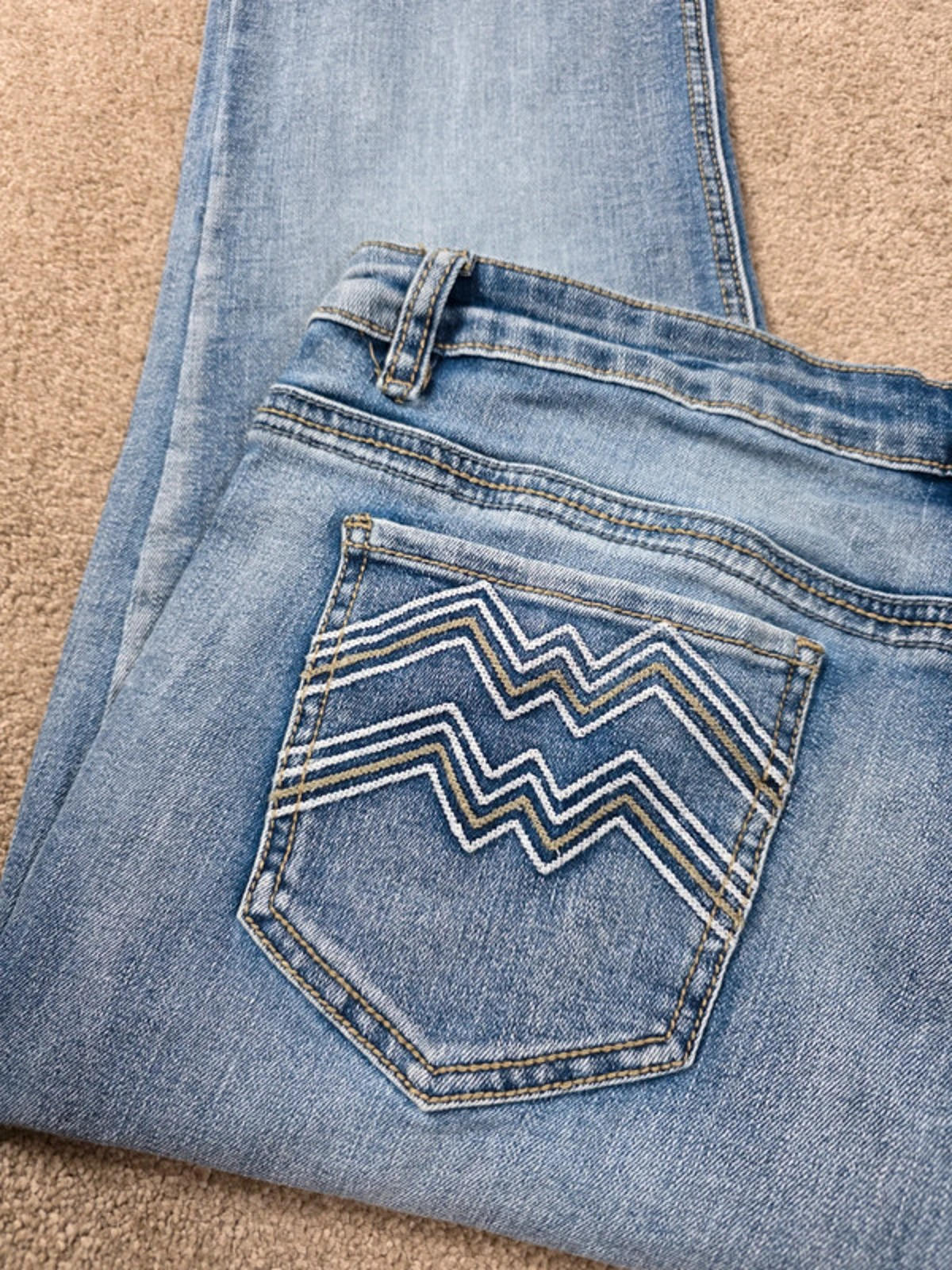 Vintage Y2K Mid Rise Bootcut Jeans UK Size 16