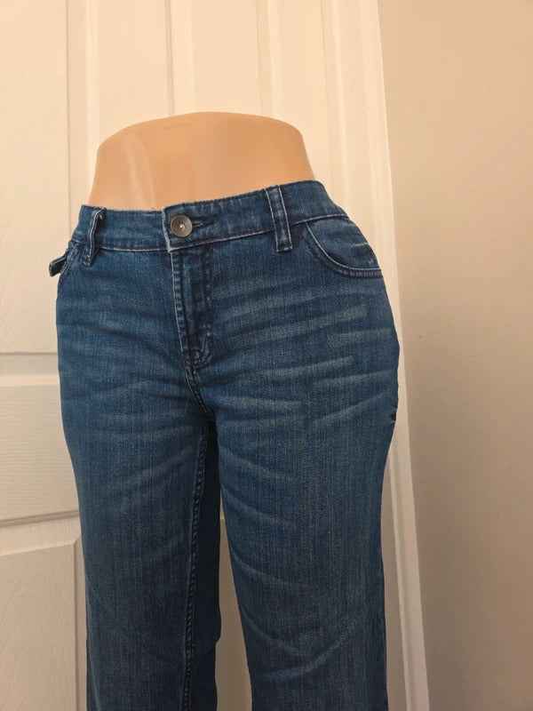 ANA Modern Fit Mid Rise Loose Straight Vintage Y2K Jeans UK Size 14 Tall