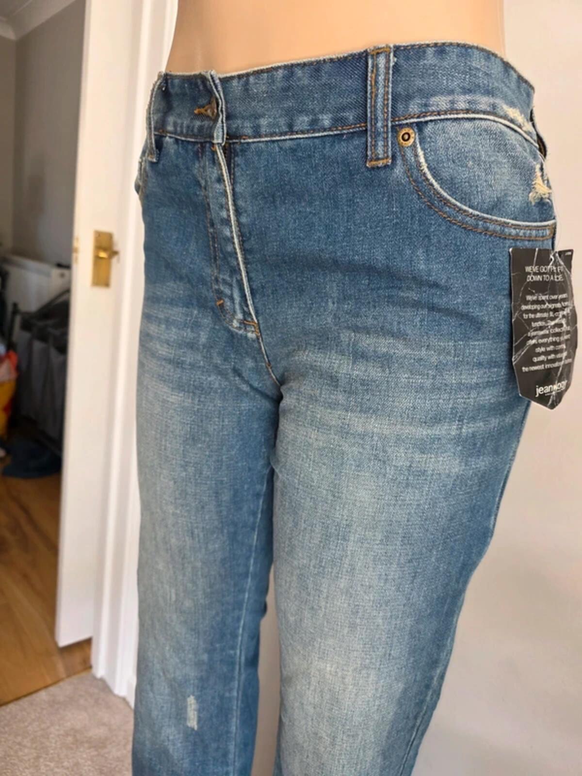 Vintage Y2K Jeanology Mid Rise Bootcut Jeans UK Size 10