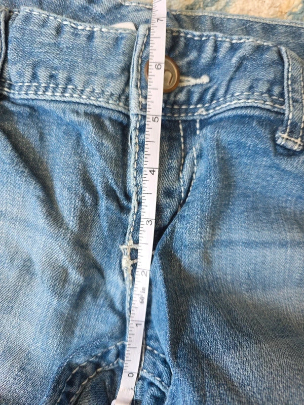 Maurices Ultra Low Rise Bootcut Vintage Y2K Jeans UK Size 6/8 Tall