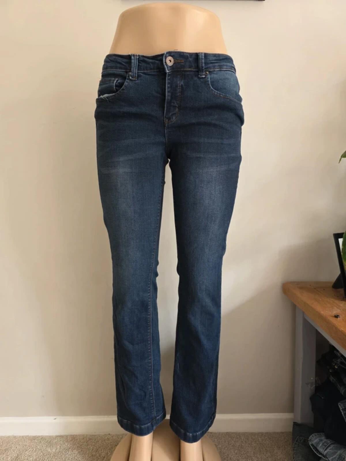 Stitch Star Low Rise Bootcut Jeans UK Size 10
