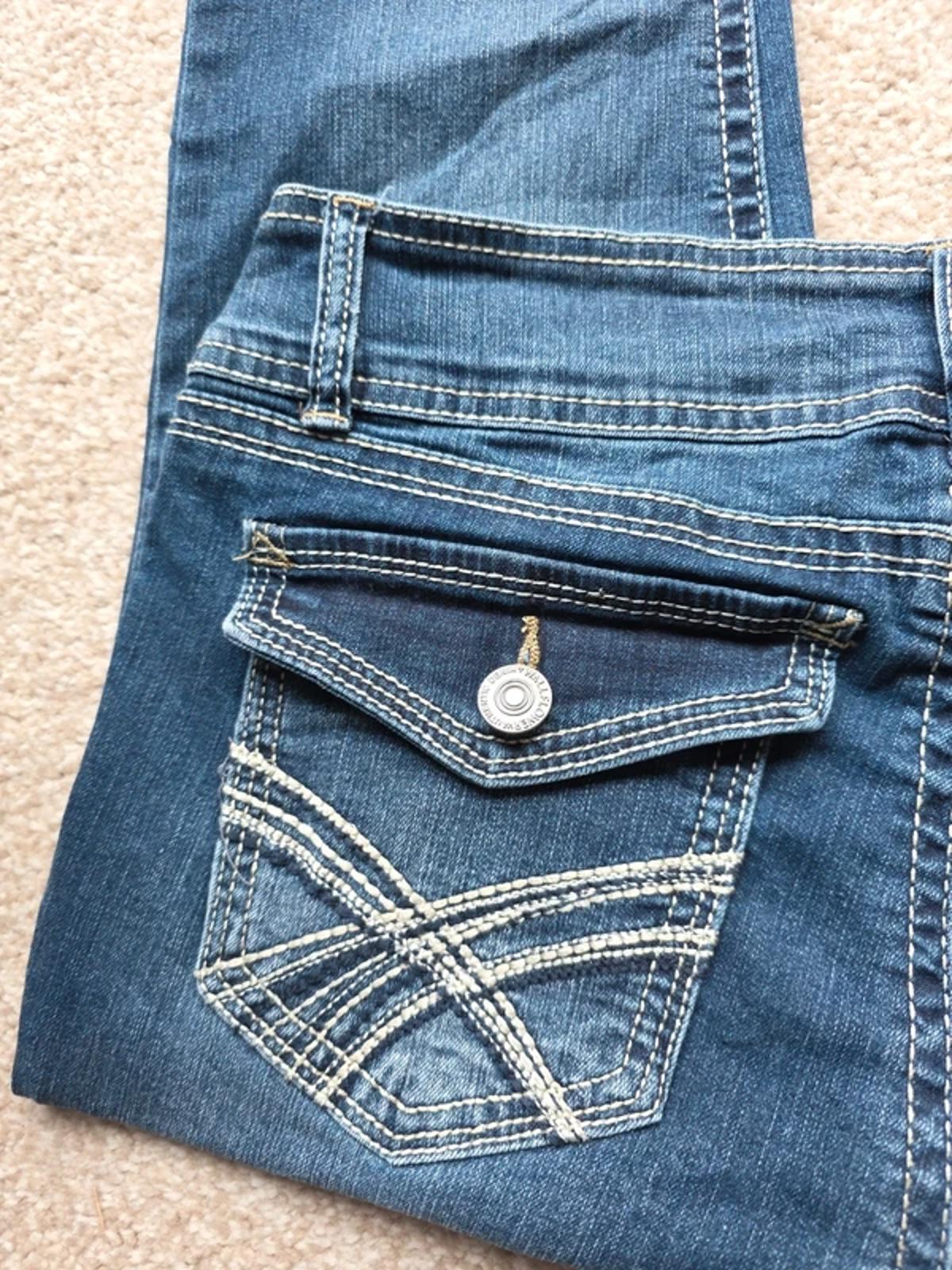 Vintage Y2K Wallflower Mid Rise Bootcut Jeans UK Size 12 Petite