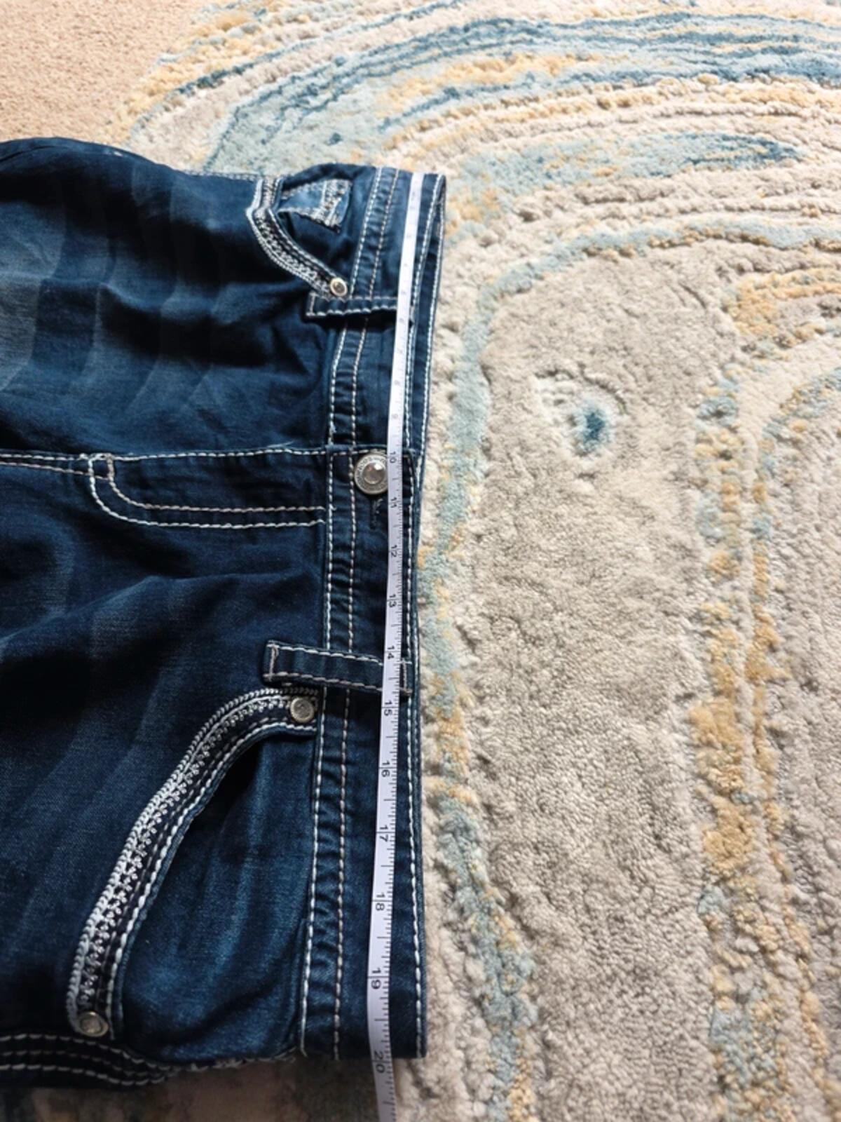 Maurices Mid Rise Bootcut Vintage Y2K Jeans UK Size 20 Tall