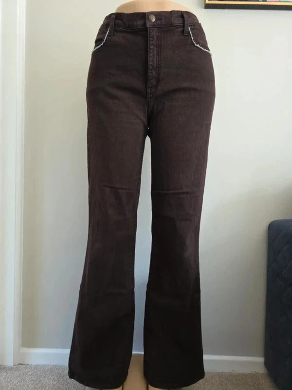 NYDJ Mid Rise Flared Vintage Y2K Jeans UK Size 12