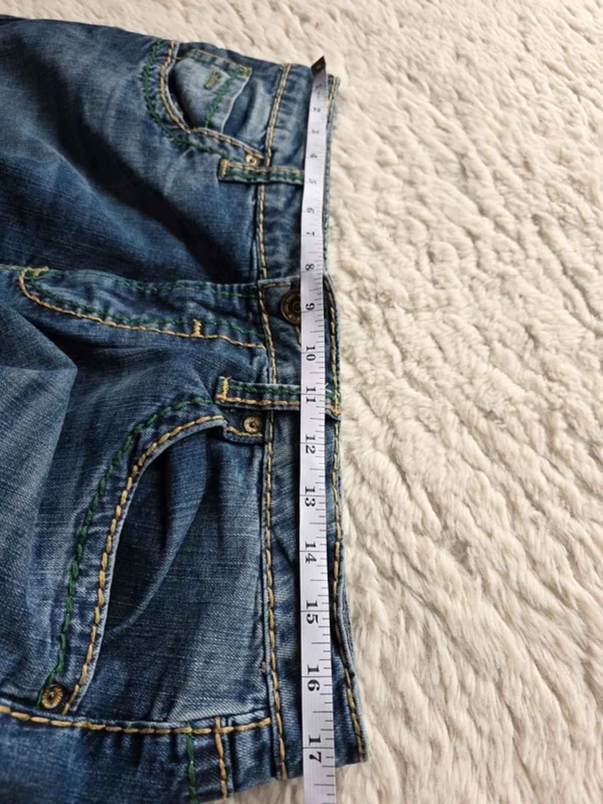 Vintage Y2K Camp David Mid Rise Straight Leg Jeans Baggy Fit UK 14