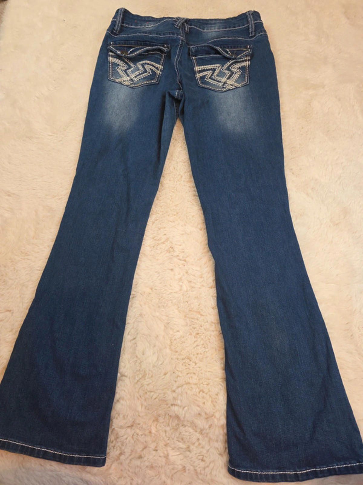 Vintage Y2K Hydraulic Mid Rise Bootcut Jeans UK Size 12