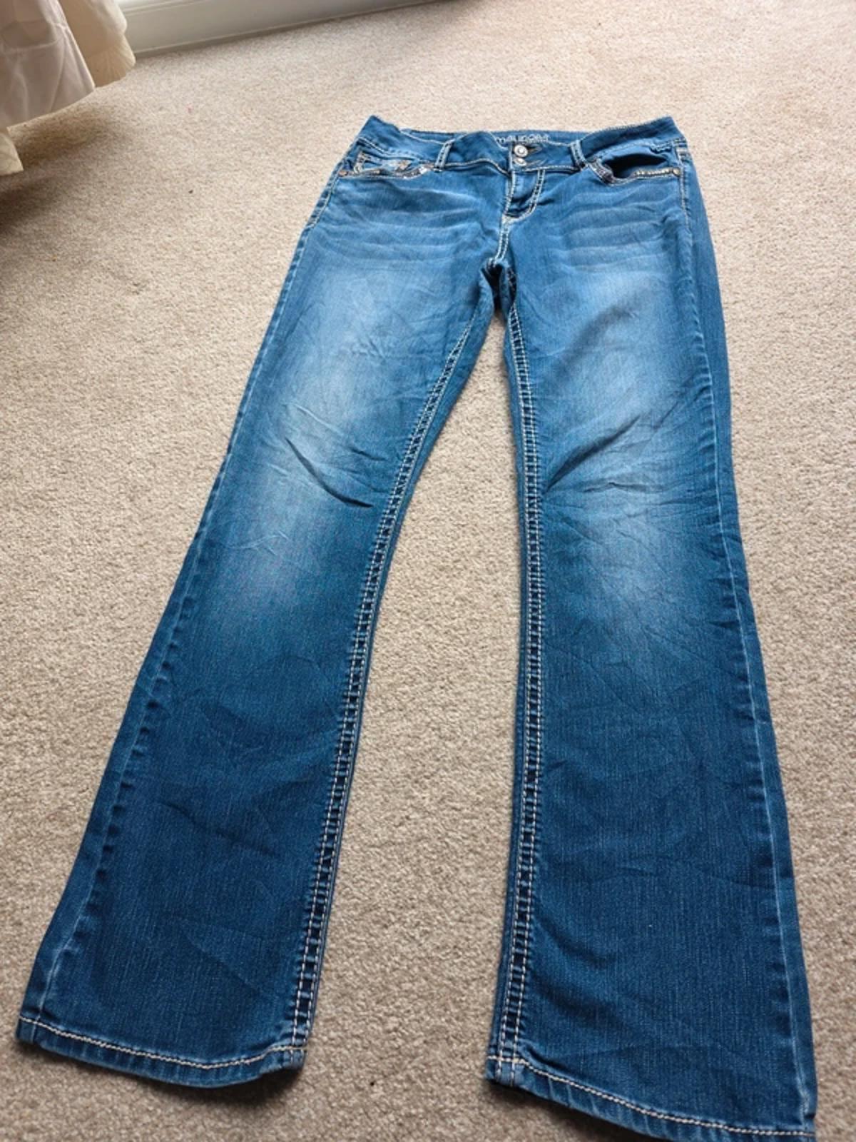 Vintage Y2K Maurices Mid Rise Bootcut Jeans UK Size 12
