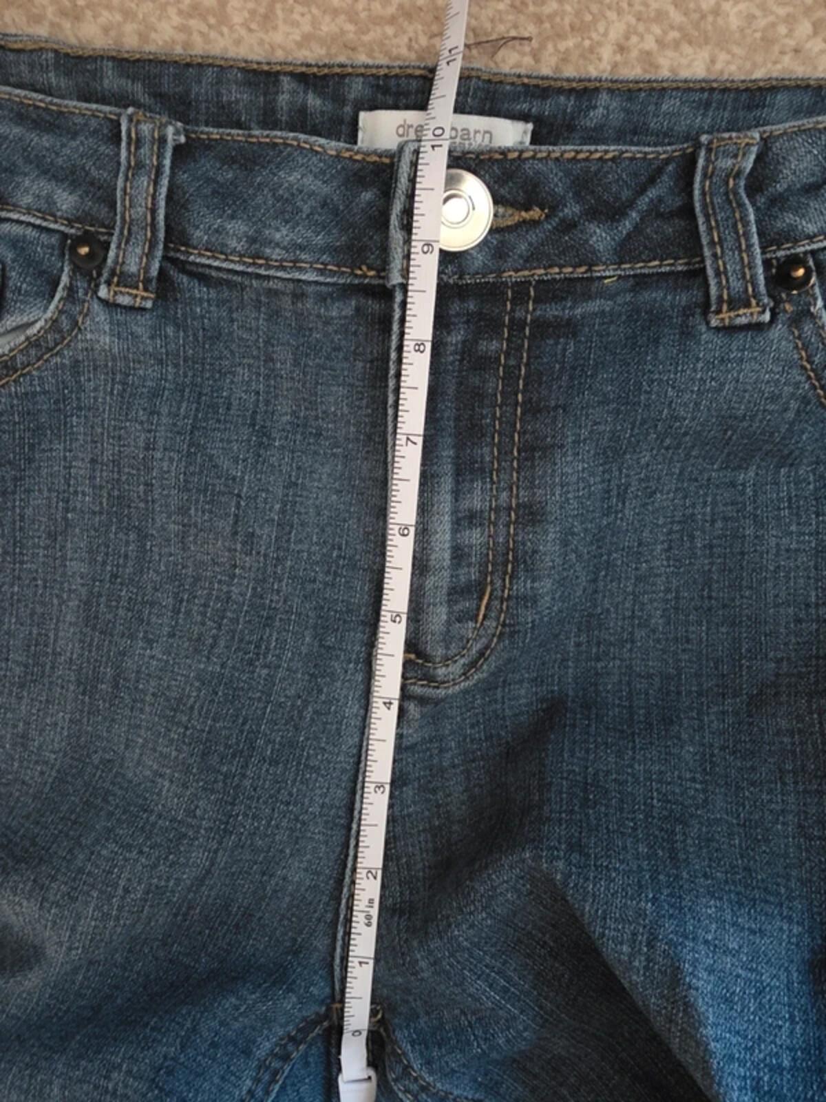 Dressbarn Petite Mid Rise Bootcut Jeans UK Size 12