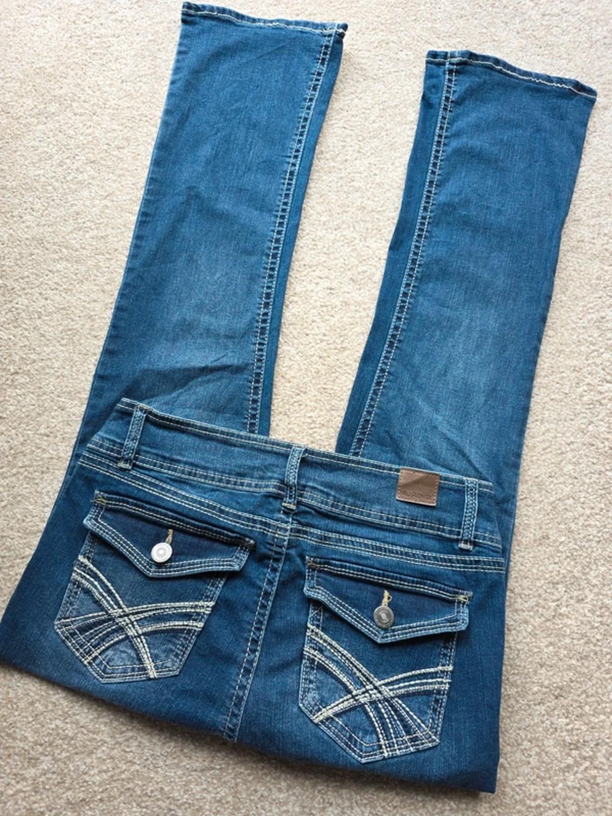 Vintage Y2K Wallflower Mid Rise Bootcut Jeans UK Size 12 Petite