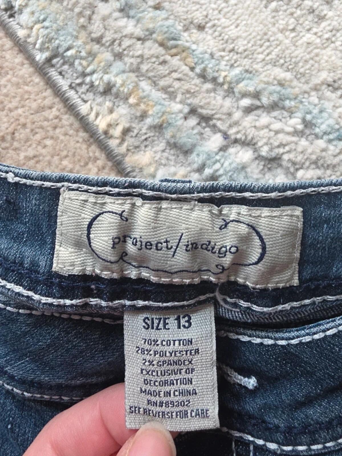 Project Indigo Low Rise Bootcut Vintage Y2K Jeans UK Size 12