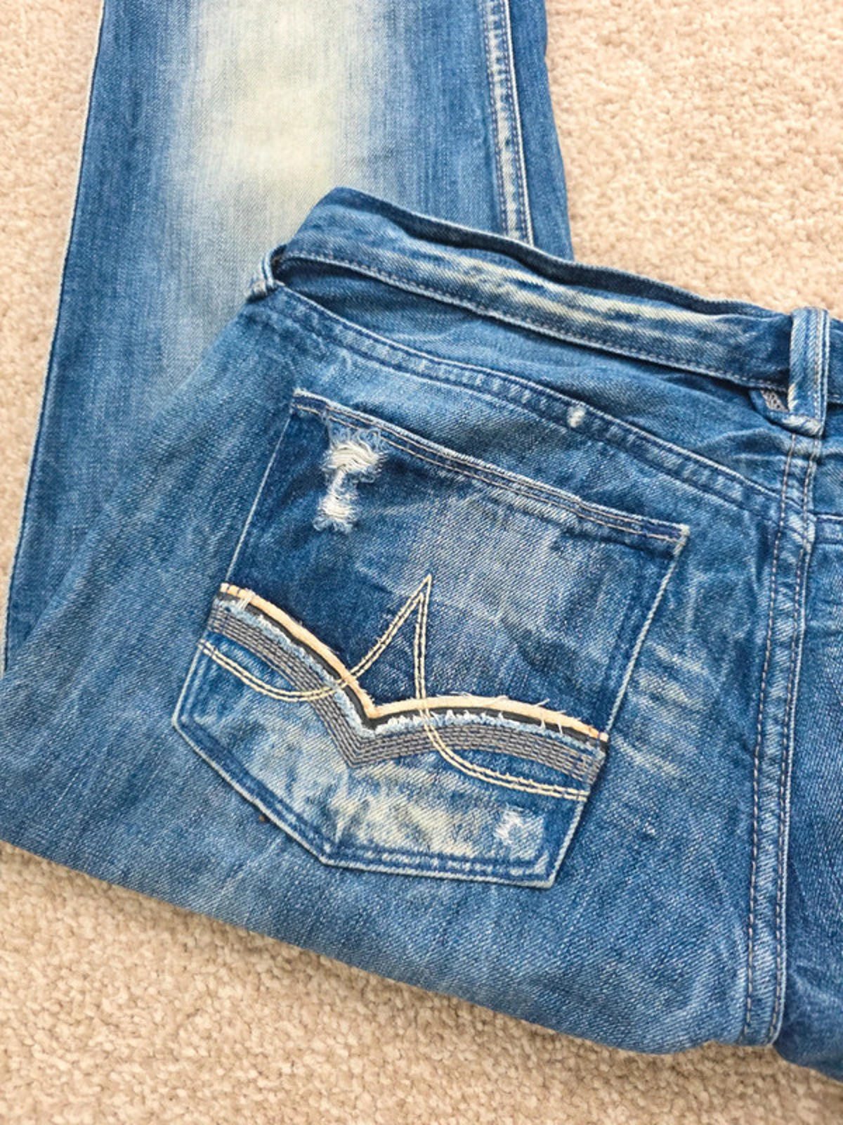 Vintage Y2K LTC Low Rise Straight Jeans UK Size 10