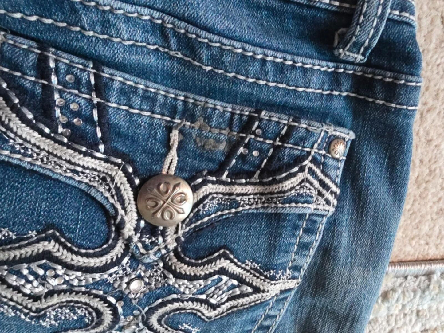 ND Weekend Mid Rise Bootcut Vintage Y2K Jeans UK Size 12