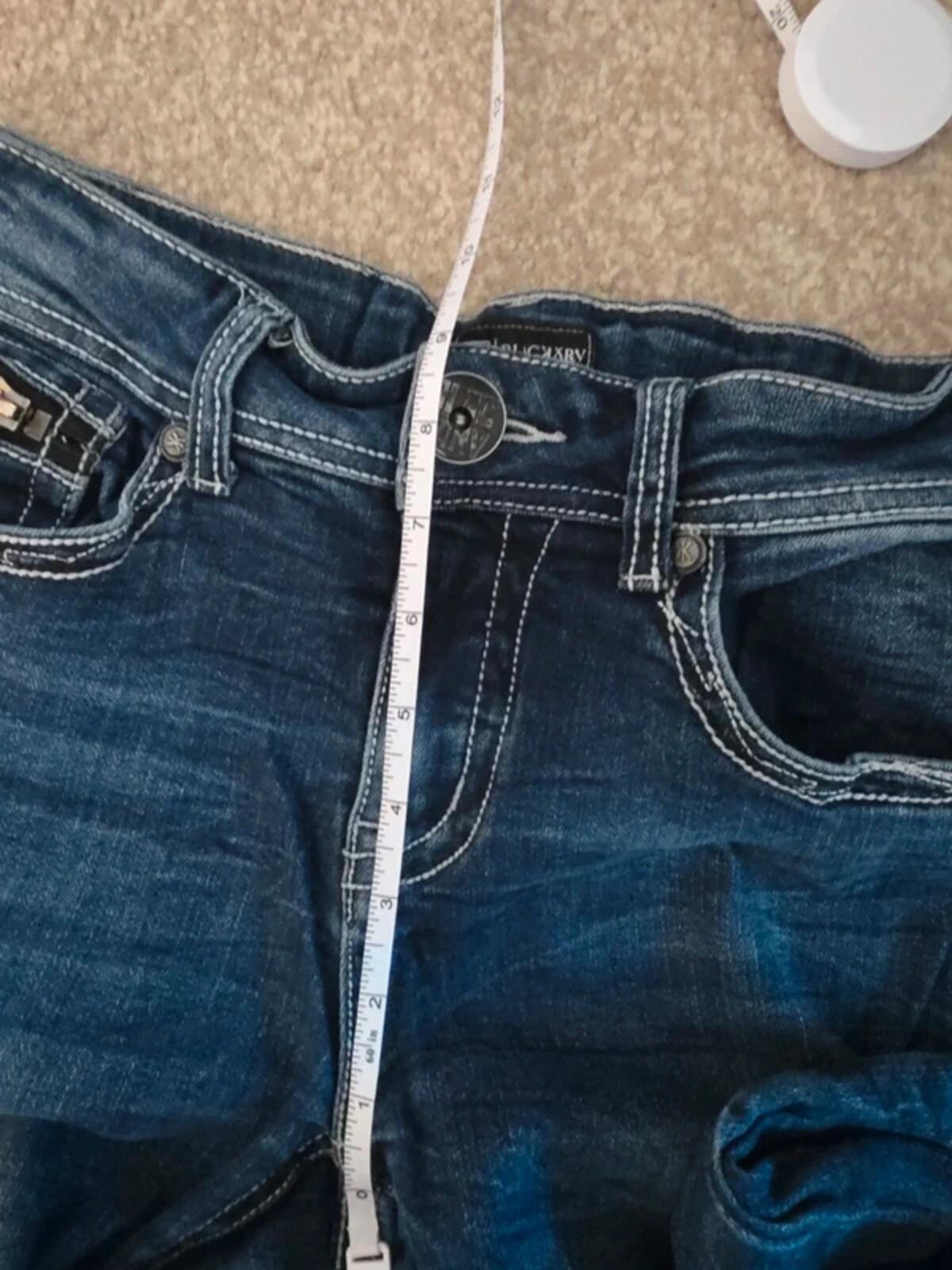 Blackarv Mid Rise Straight Vintage Y2K Jeans UK Size 10