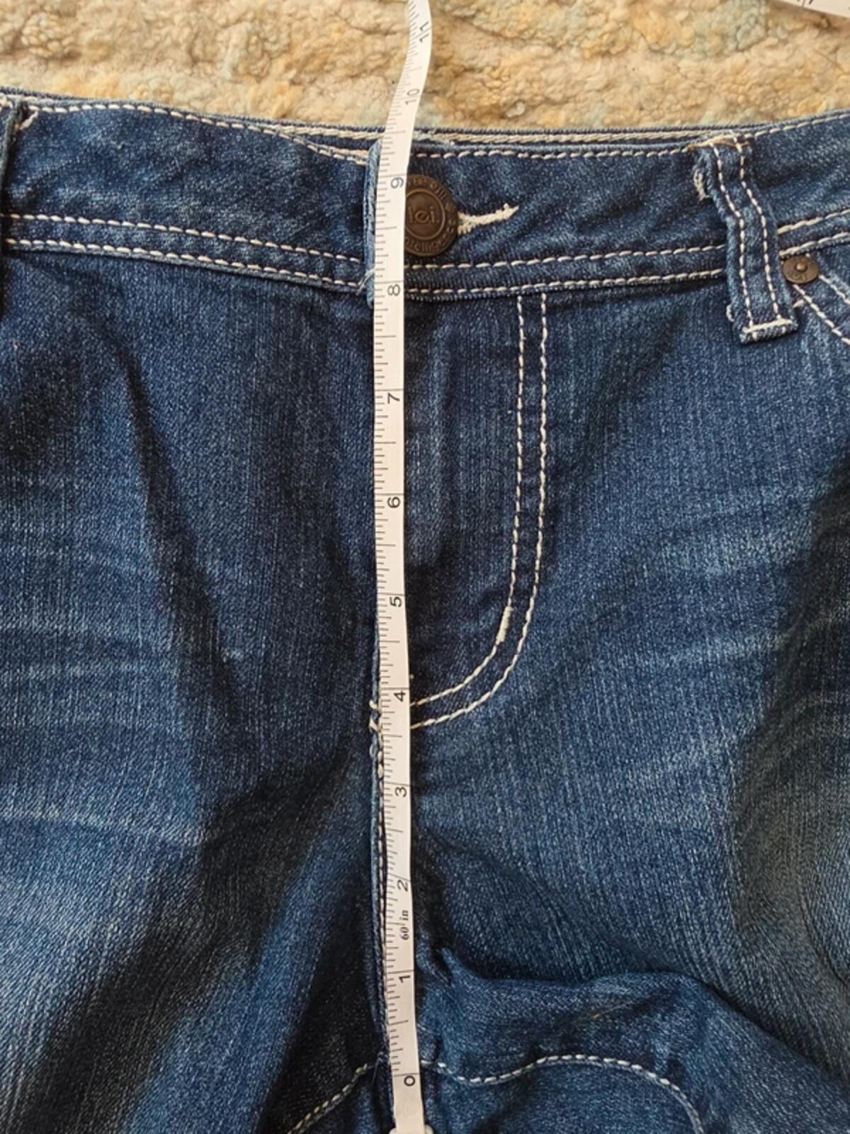 L.E.I Mid Rise Wide Leg Vintage Y2K Jeans UK Size 16 Petite