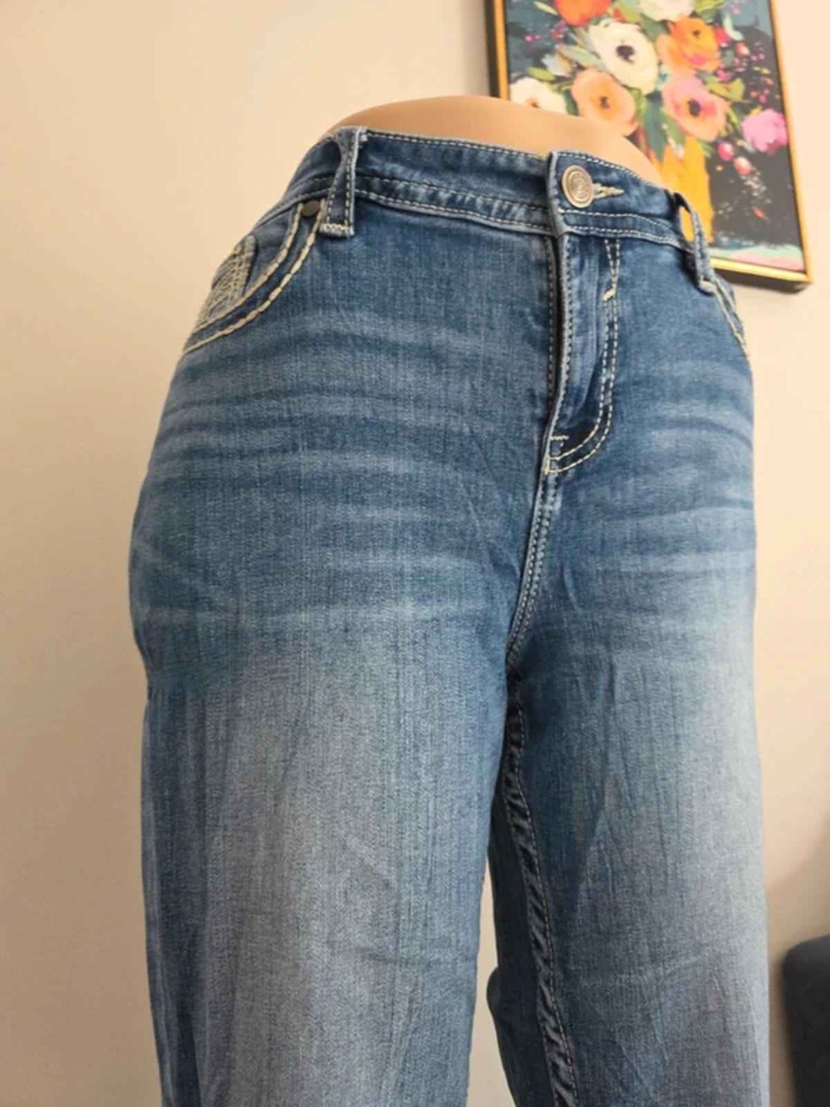 Vigoss High Rise Bootcut Vintage Y2K Jeans UK Size 16 Tall