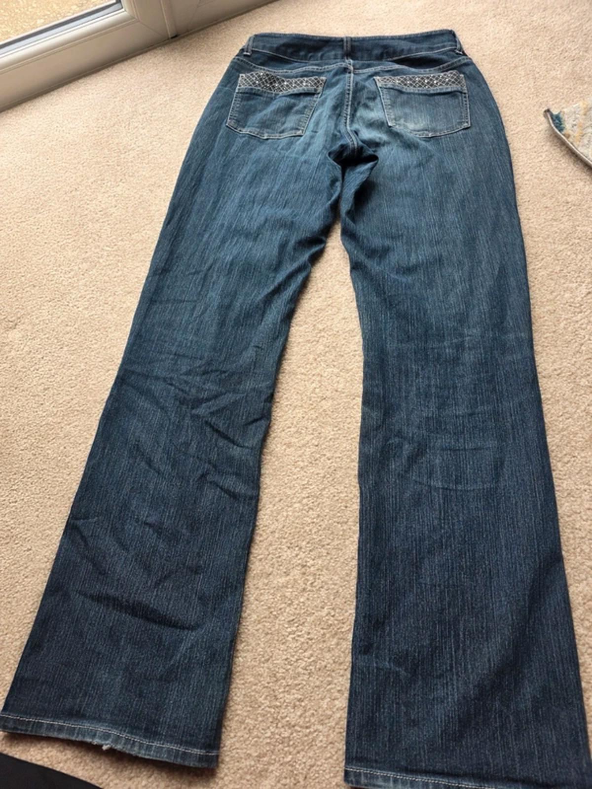 Vintage Y2K Riders by Lee Mid Rise Micro Bootcut Jeans UK Size 12