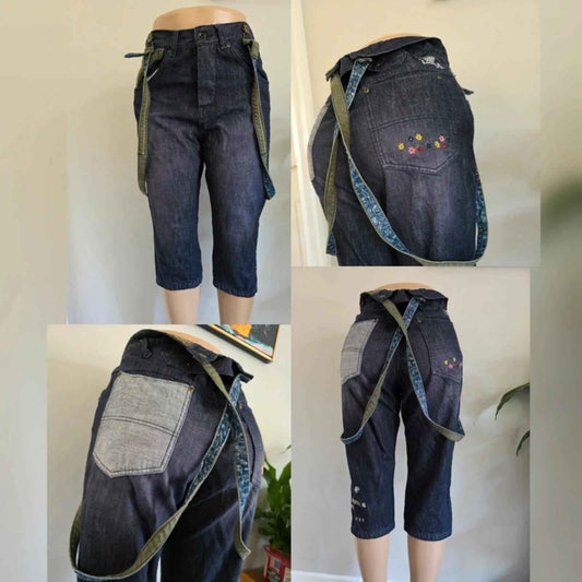 Special High Rise Capri Street Wear Jeans UK Size 10