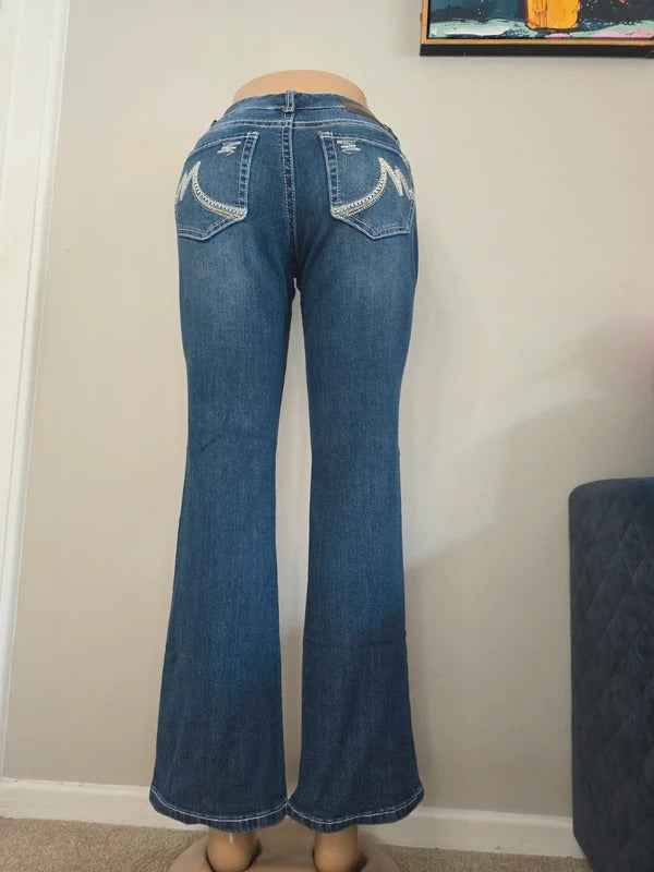 Maurices Mid Rise Bootcut Vintage Y2K Jeans UK Size 6/8