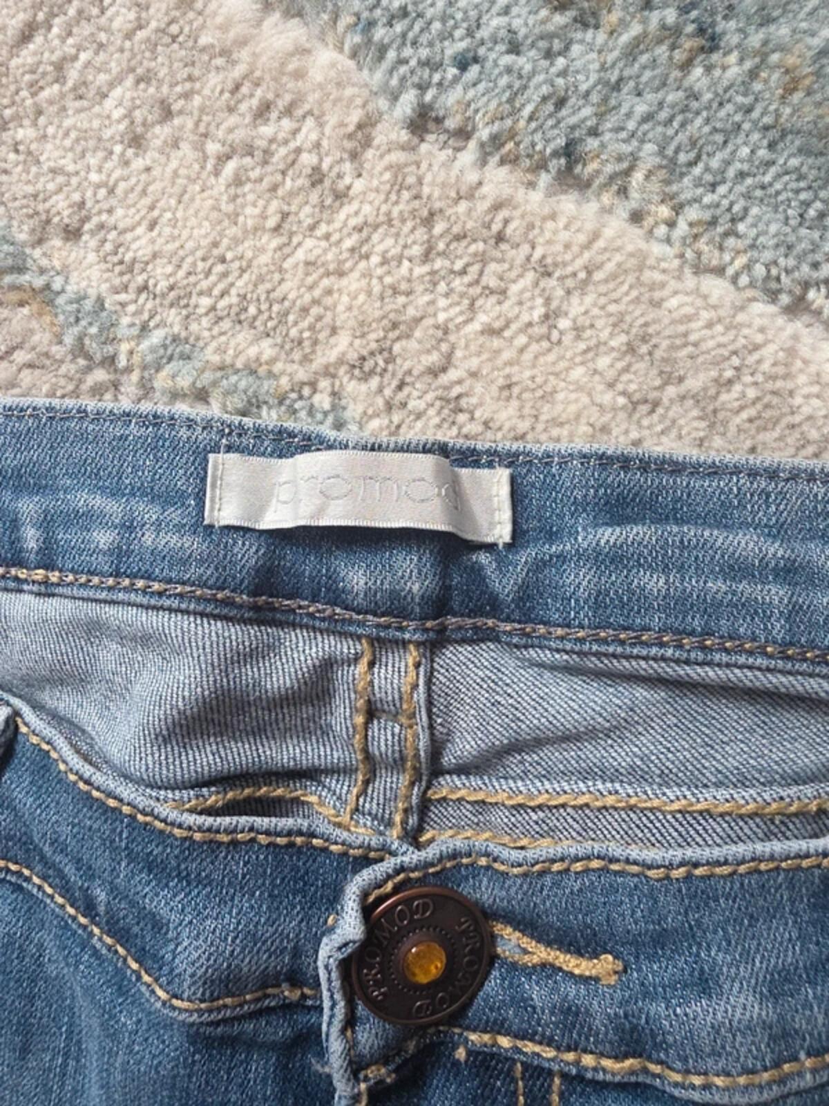 Promod Tall Relaxed Bootcut Vintage Y2K Jeans UK Size 10/12