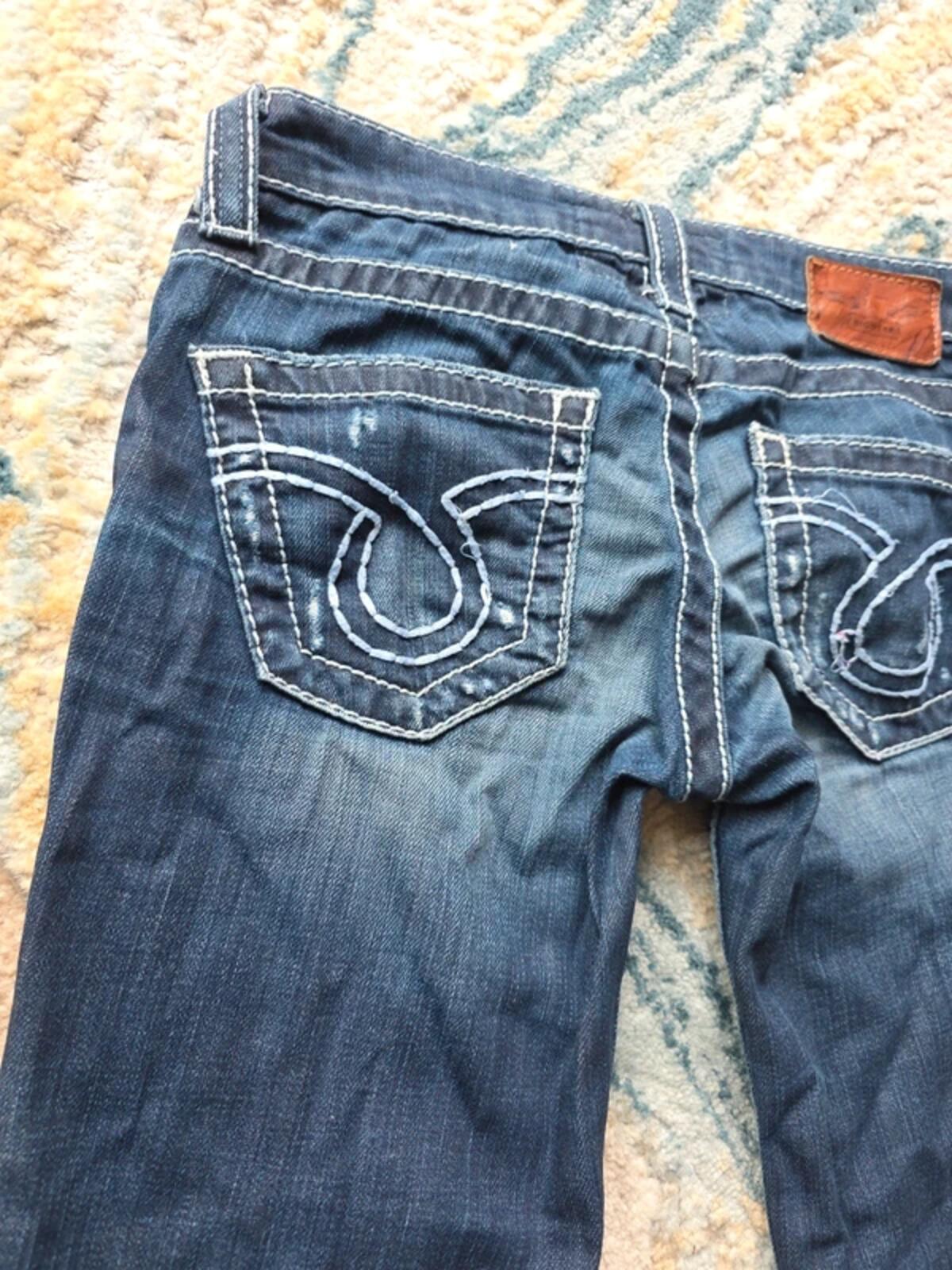 Big Star Vintage Y2K Ultra Low Rise Bootcut Jeans UK Size 4