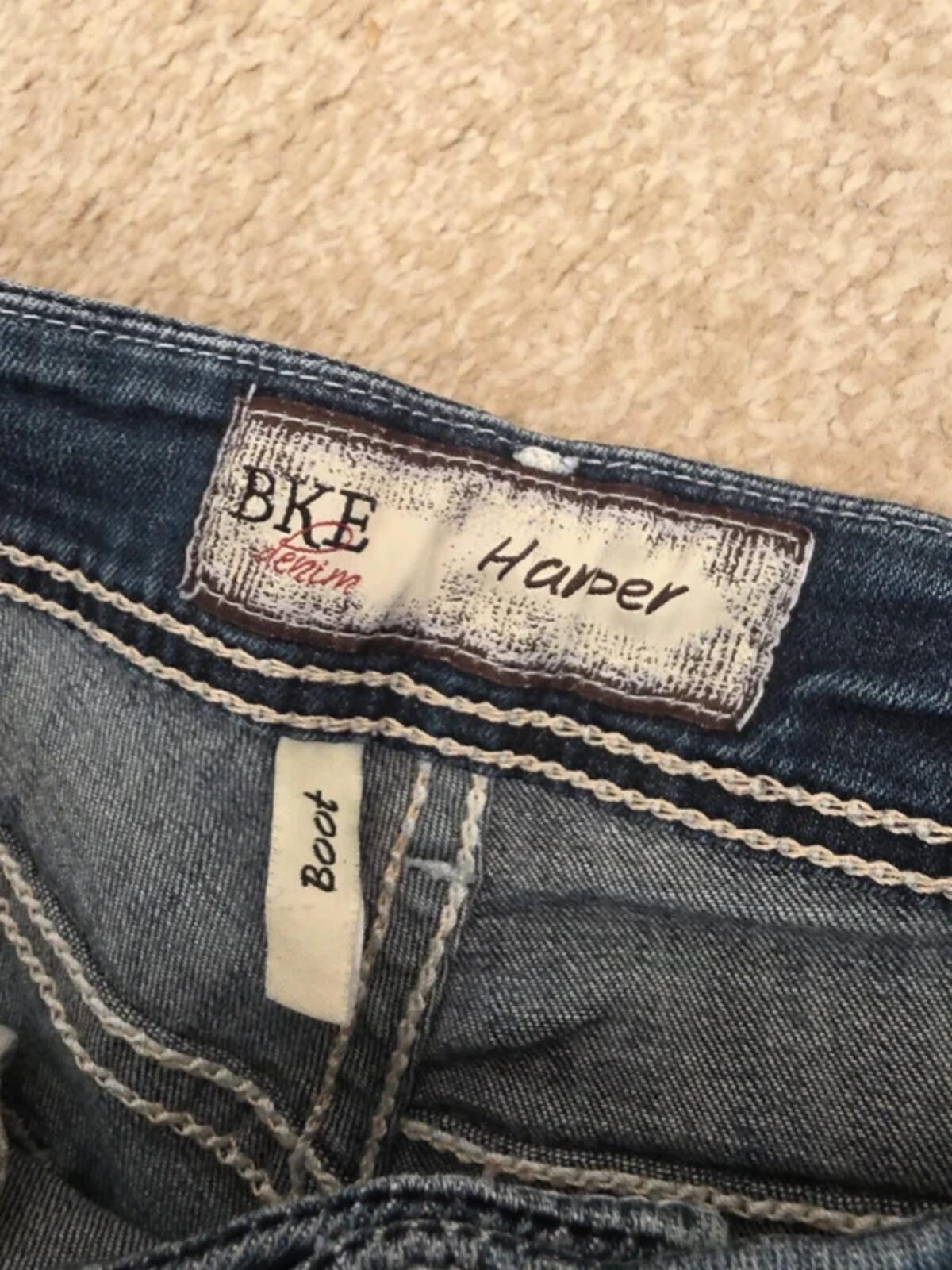 BKE Mid Rise Capri Vintage Y2K Jeans UK Size 10/12