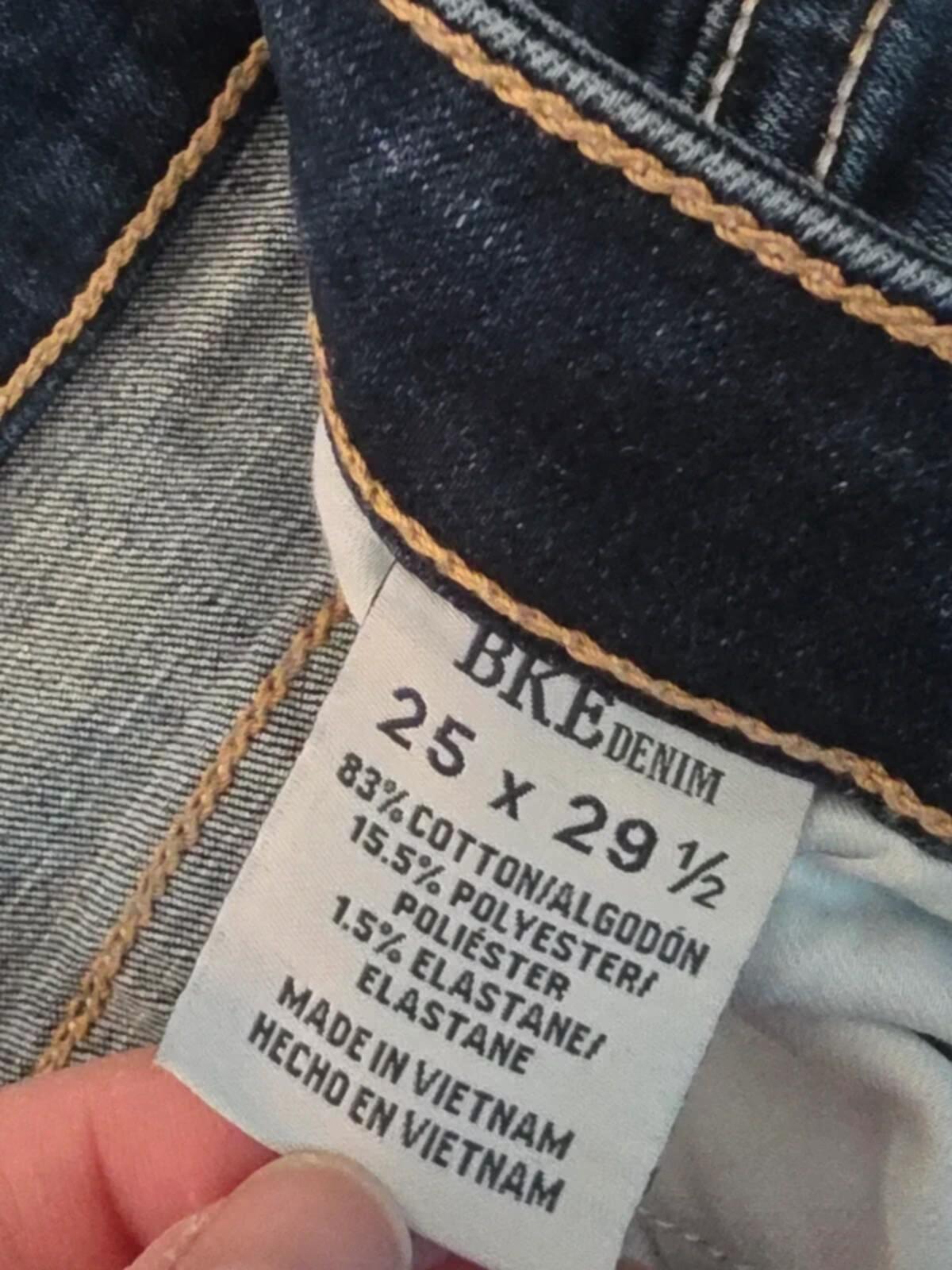 BKE Mid Rise Bootcut Vintage Y2K Jeans UK Size 6 Petite