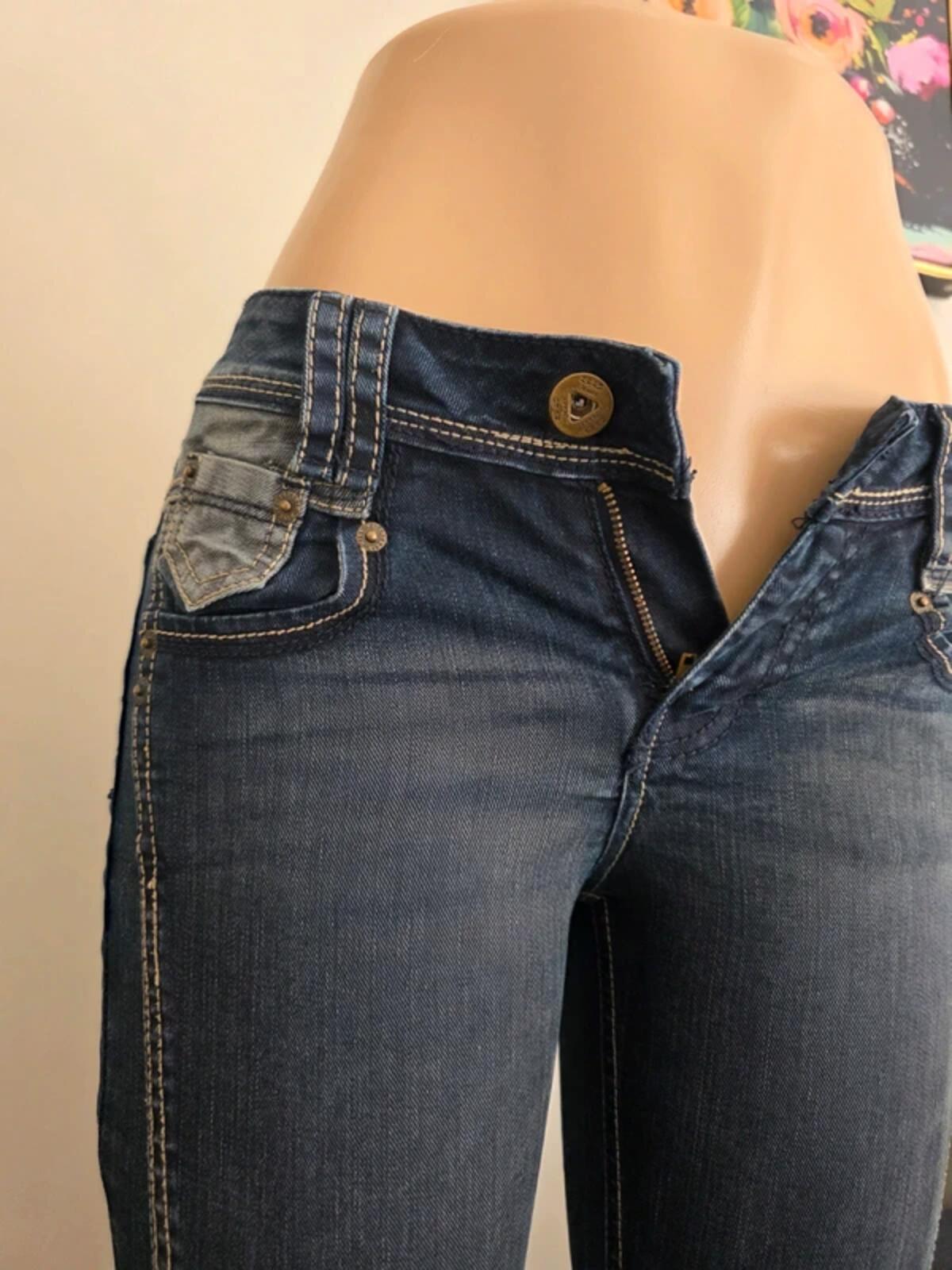 Vintage Y2K Toysair Too Mid Rise Slim Bootcut Jeans UK Size 4/6