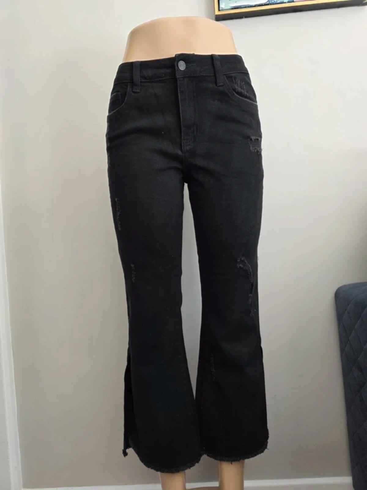Flying Monkey Mid Rise Flared Vintage Y2K Jeans UK Size 8 Petite