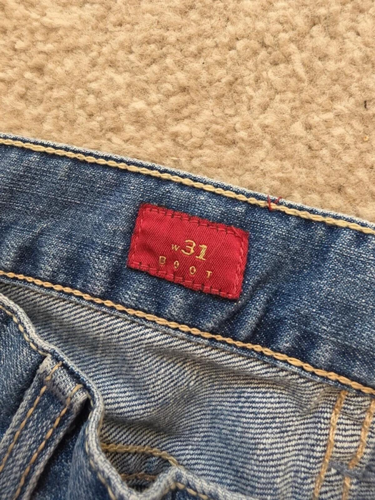 X2 Low Rise Bootcut Vintage Y2K Jeans UK Size 10 Tall