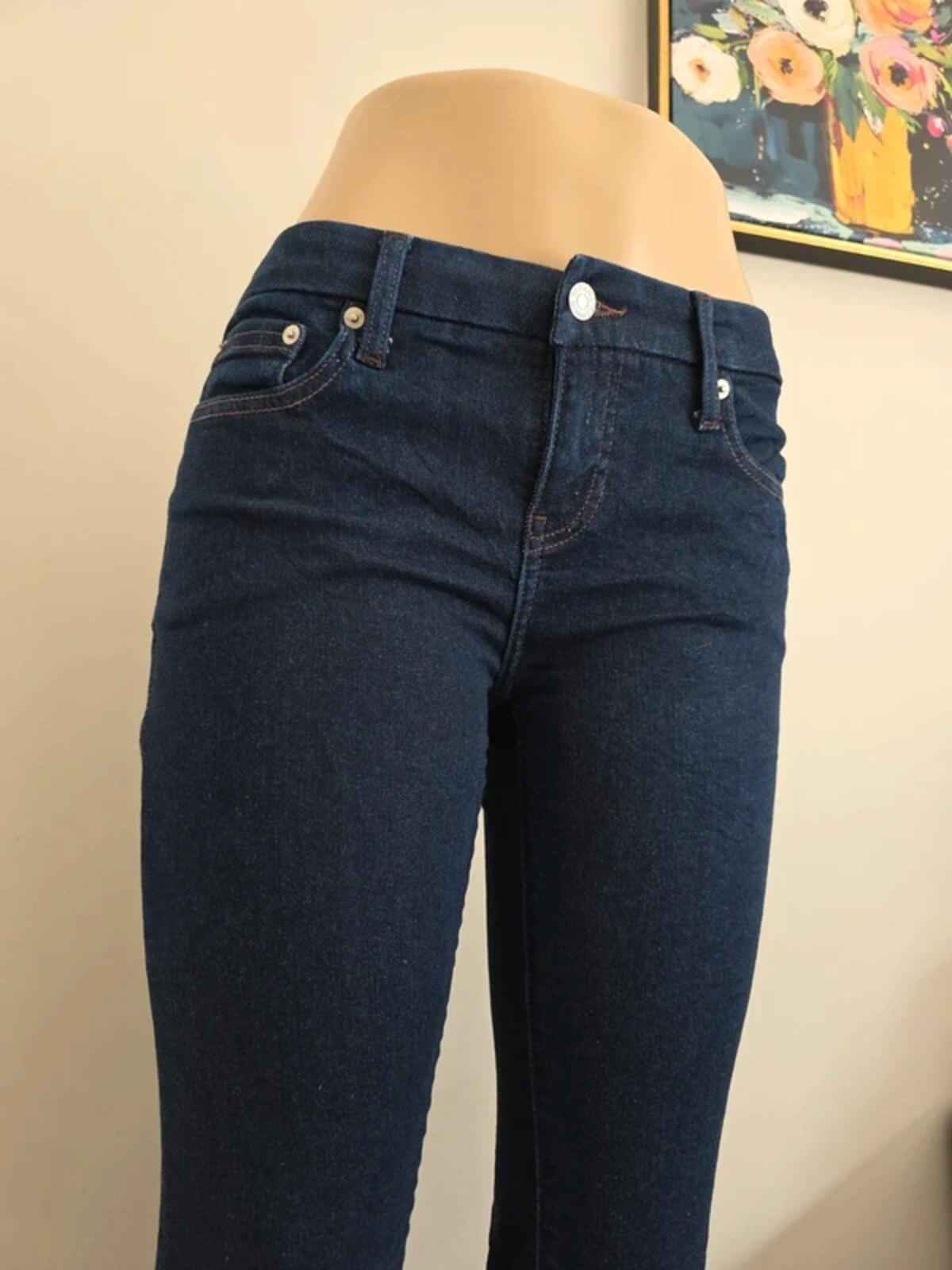 Banana Republic Low Rise Bootcut Vintage Y2K Jeans UK Size 8 Petite