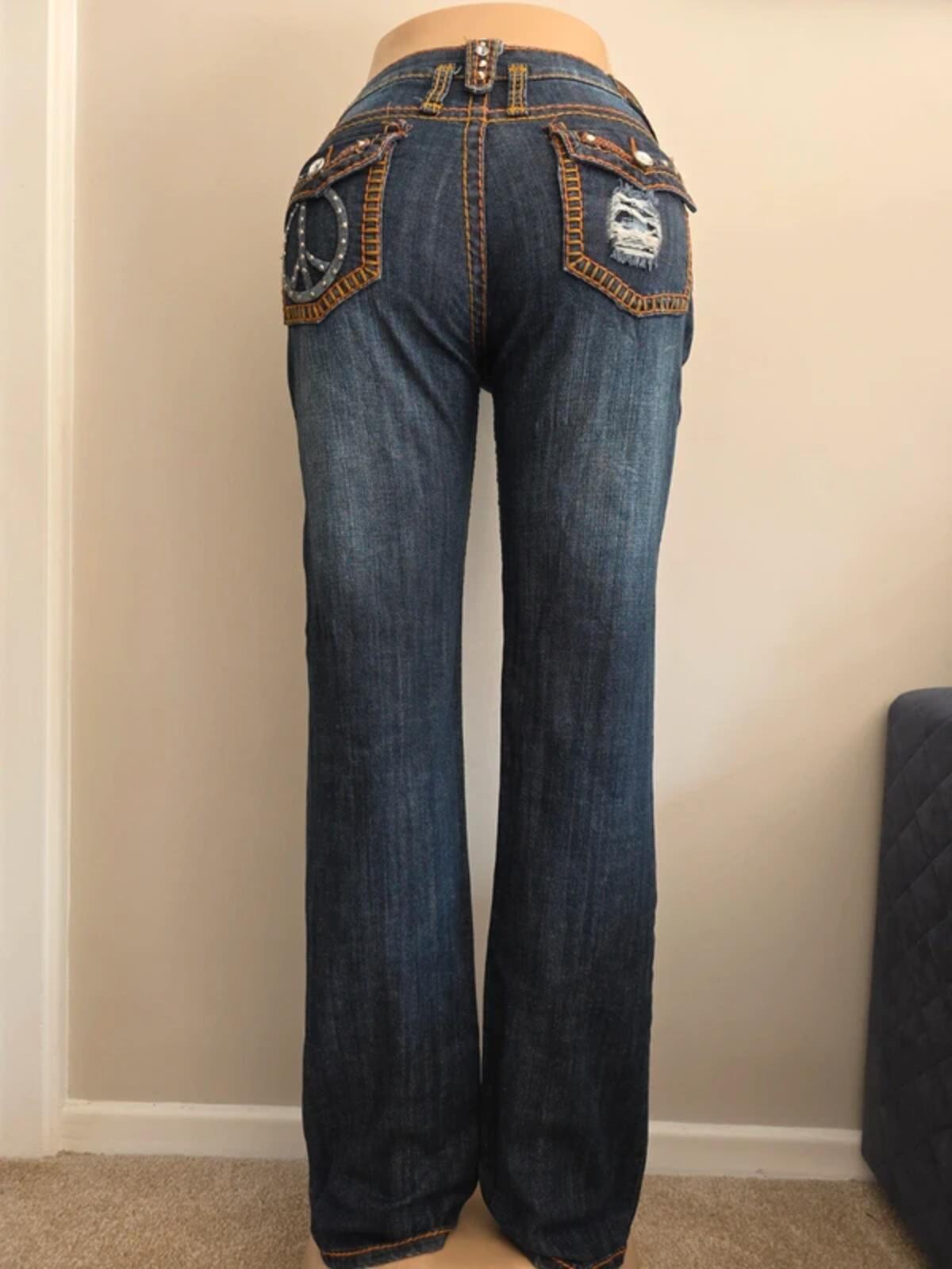 Premium Jeans by GT Low Rise Bootcut Vintage Y2K Jeans UK Size 12 Tall