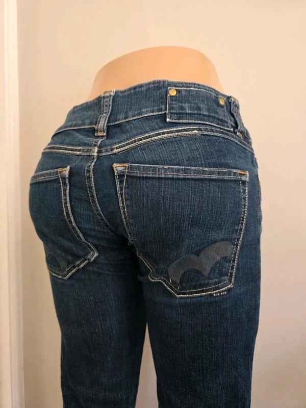 Bik Bok Low Rise Skinny Vintage Y2K Jeans UK Size 8/10