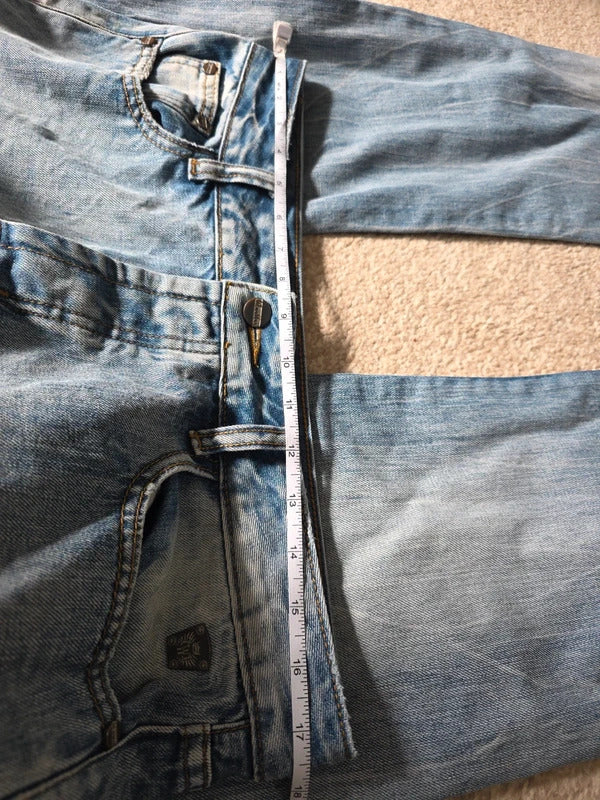 Warren Webber Mid Rise Straight Leg Tall Jeans UK Size 12/14