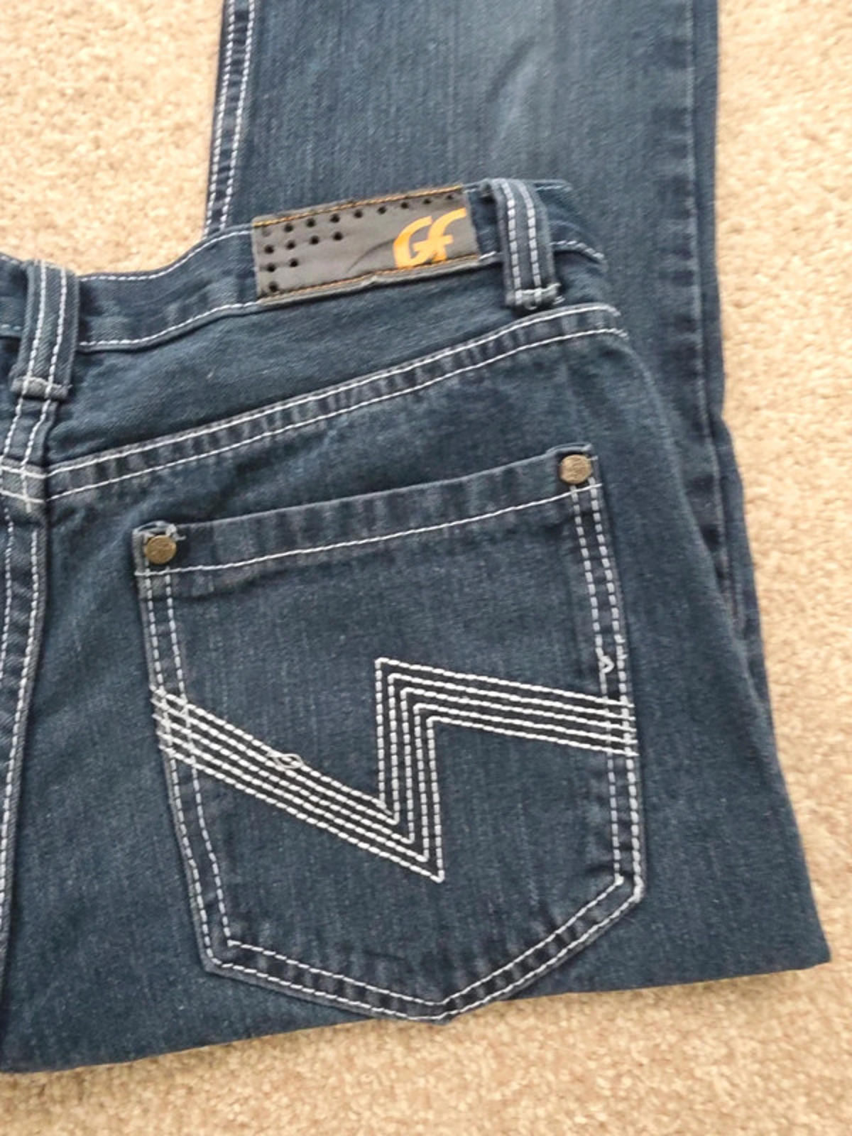 Vintage Y2K Gut Feeling Mid Rise Straight Jeans UK Size 10