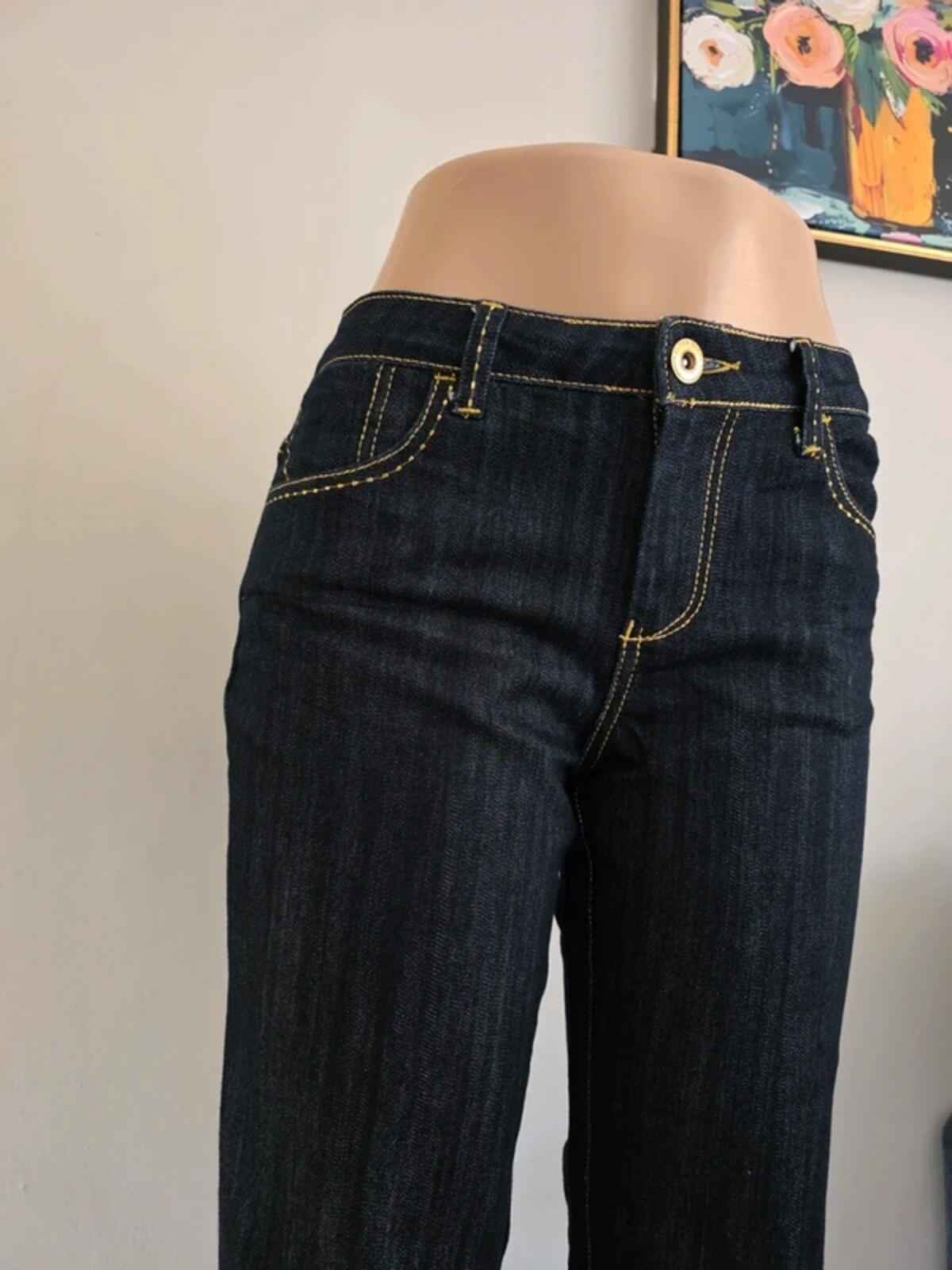 Baccini Mid Rise Wide Leg Vintage Y2K Jeans UK Size 12