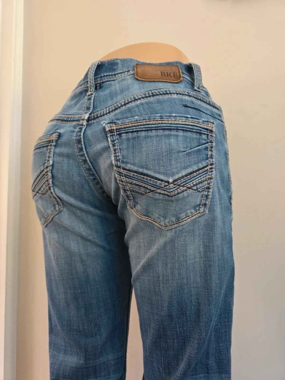 BKE Mid Rise Bootcut Vintage Y2K Jeans UK Size 10 Petite