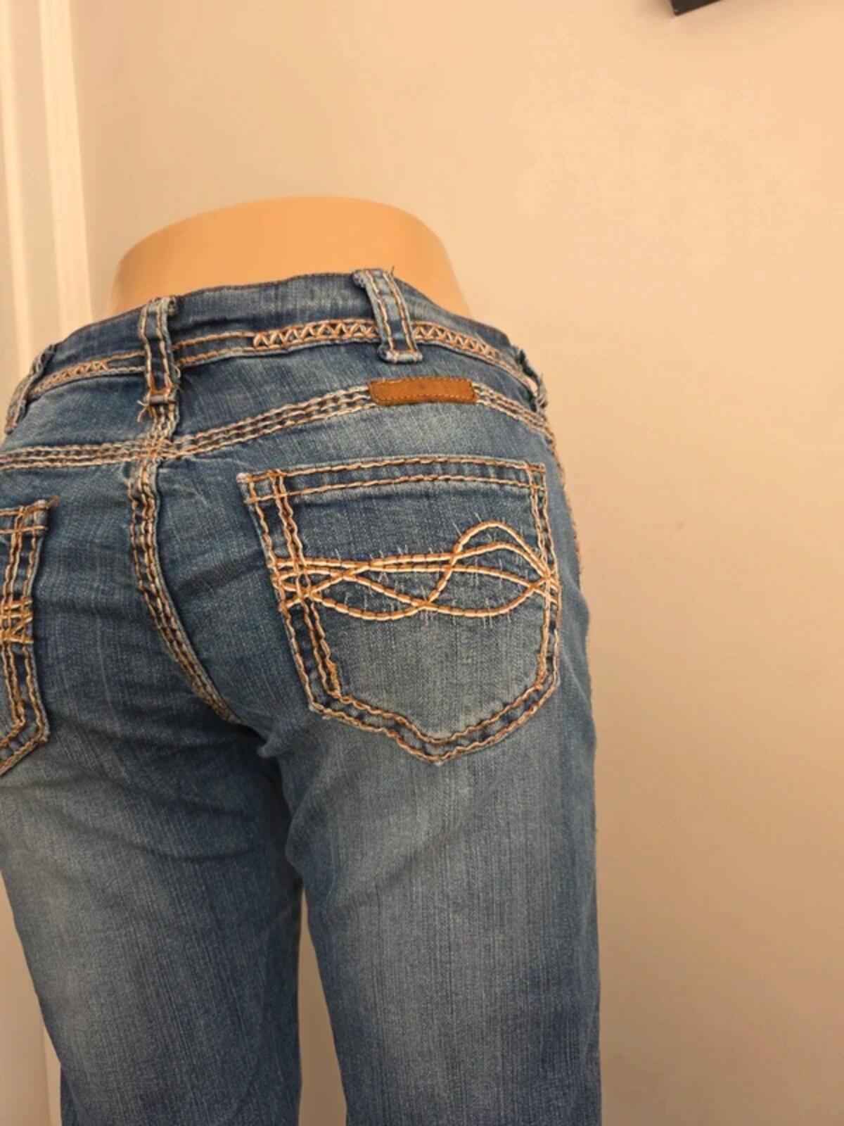Cowgirl Tuff Co Mid Rise Bootcut Jeans UK Size 8/10