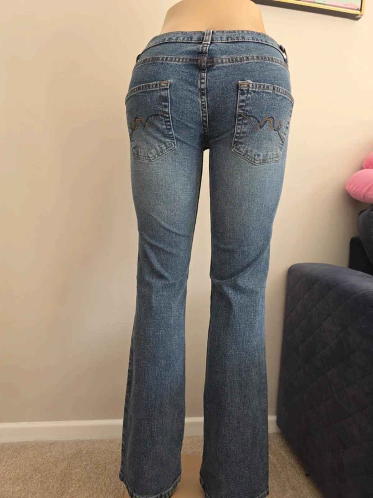 Mossimo Low Rise Bootcut Vintage Y2K Jeans UK Size 4/6