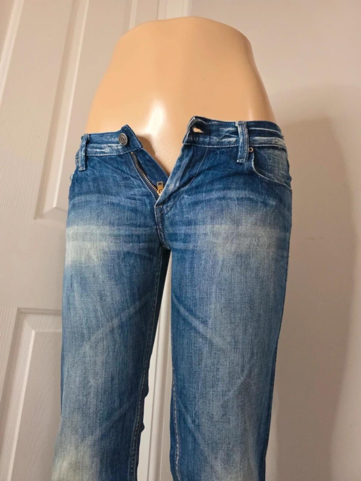 Les Temps Des Cerises Low Rise Straight Vintage Y2K Jeans UK Size 6