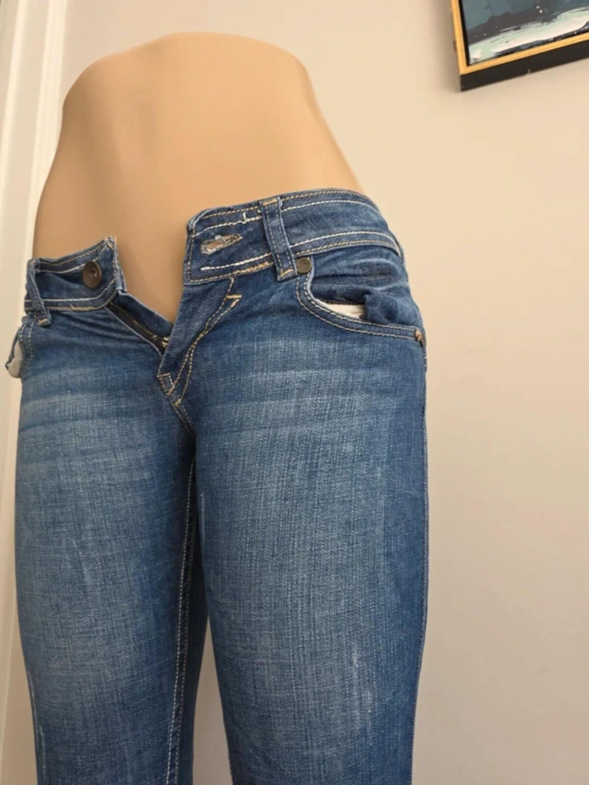 MGL Low Rise Straight Vintage Y2K Jeans UK Size 6