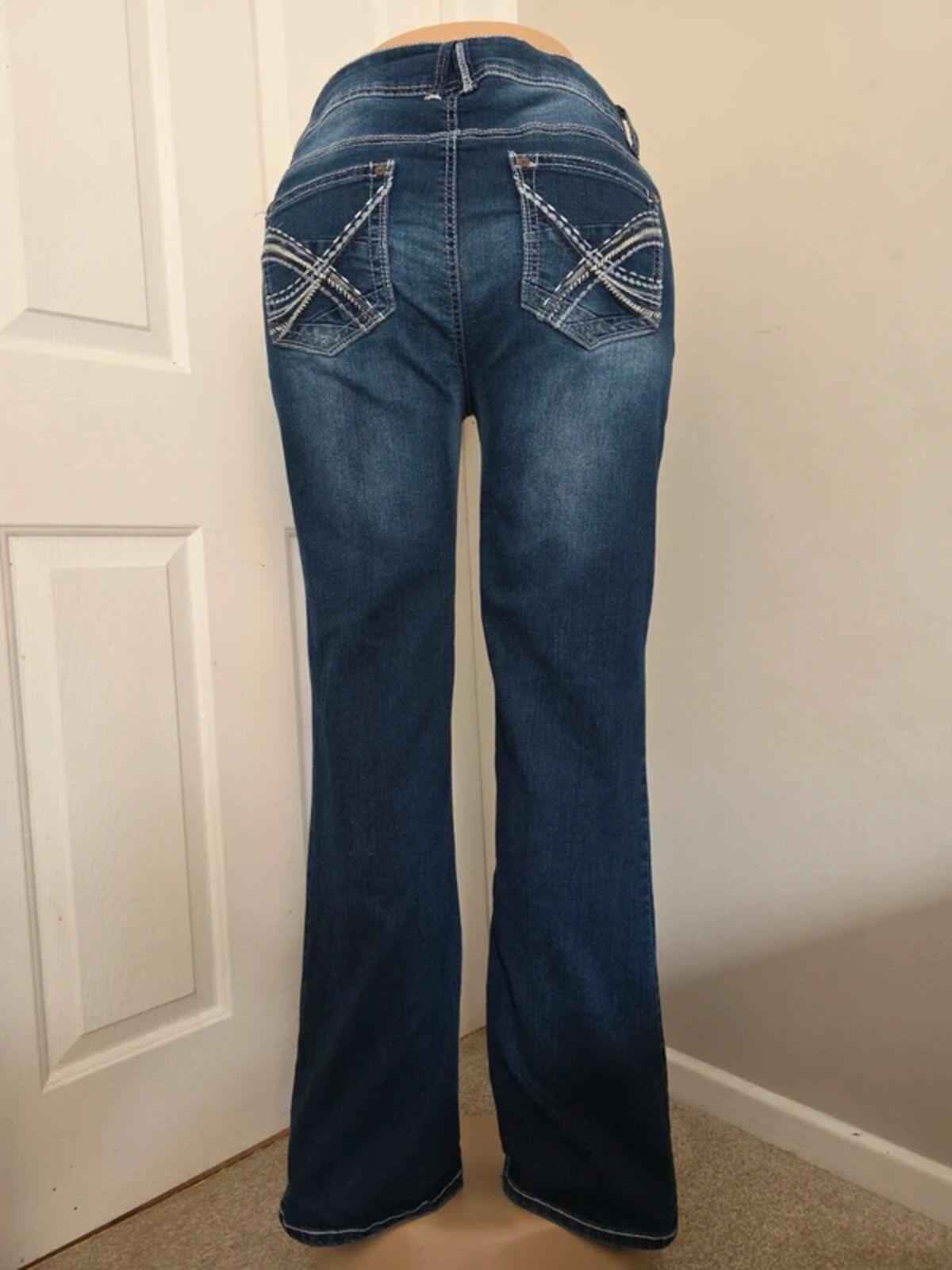 WallFlower Mid Rise Bootcut Vintage Y2K Jeans UK Size 18