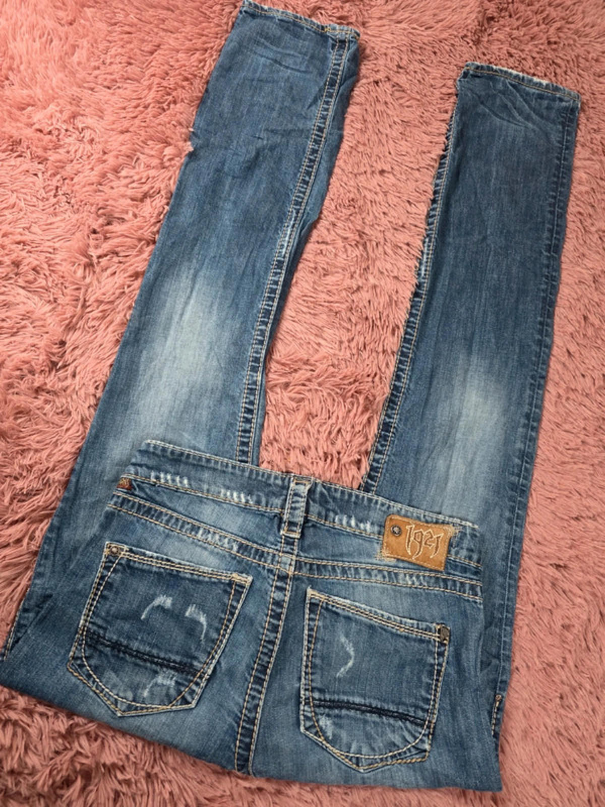 Vintage Y2K 1921 Western Glove Straight Leg Jeans UK size 10