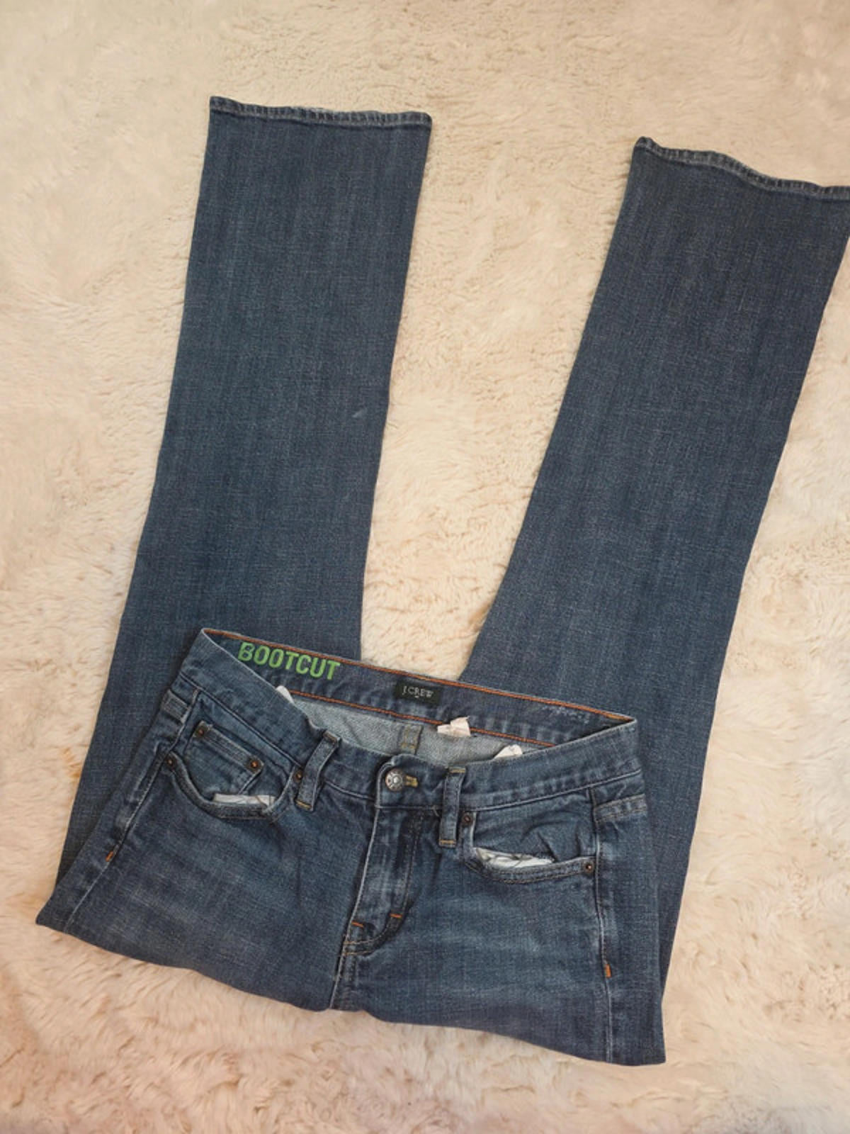 Vintage Y2K J.Crew Low Rise Bootcut Jeans UK Size 8