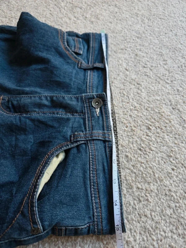 Japanese Capri Jeans Mid Rise UK Size 10 Tall