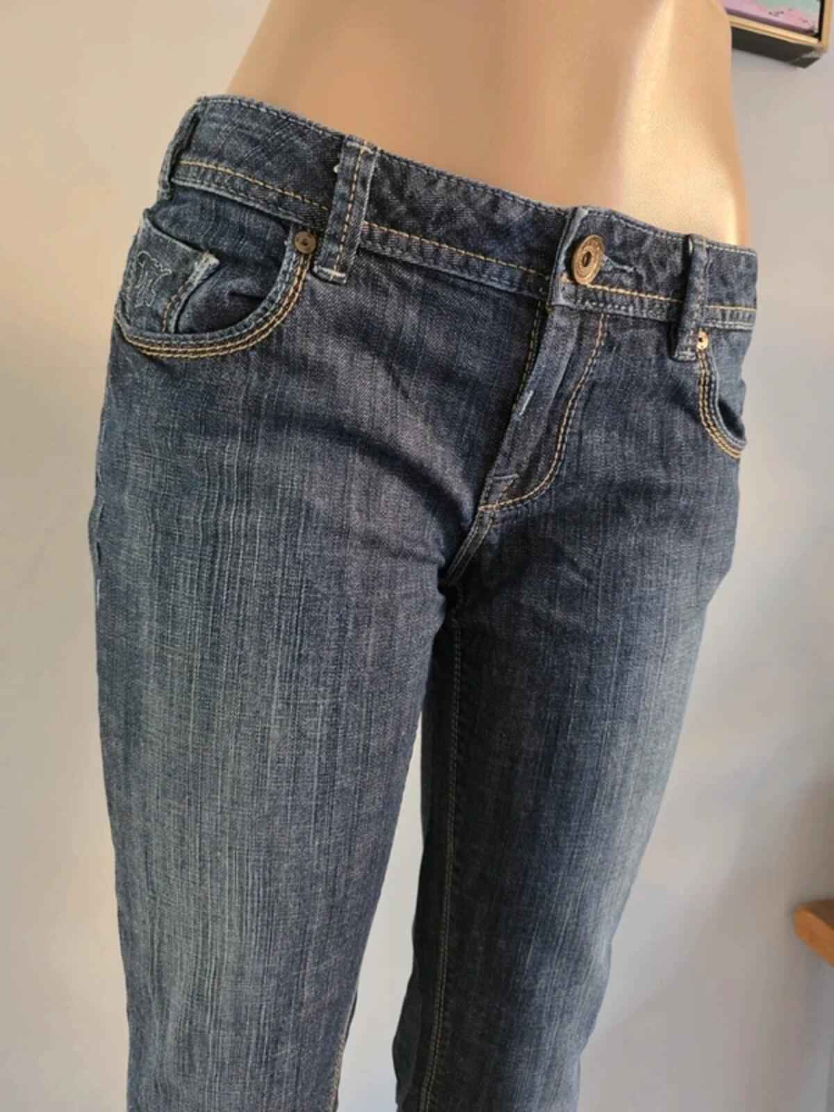 Mek Denim Low Rise Skinny Jeans UK Size 8/10 Tall