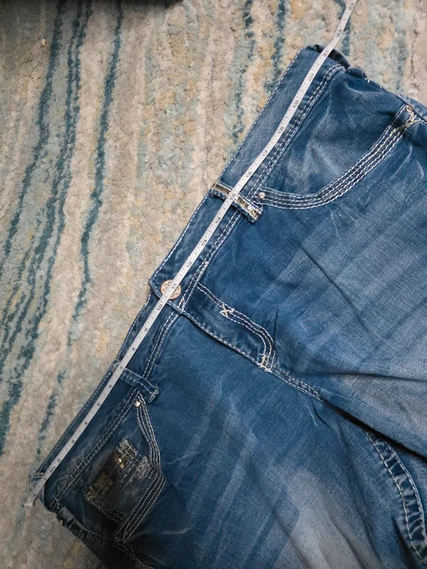 Amethyst Jeans Mid Rise Bootcut Vintage Y2K Jeans UK Size 20/22