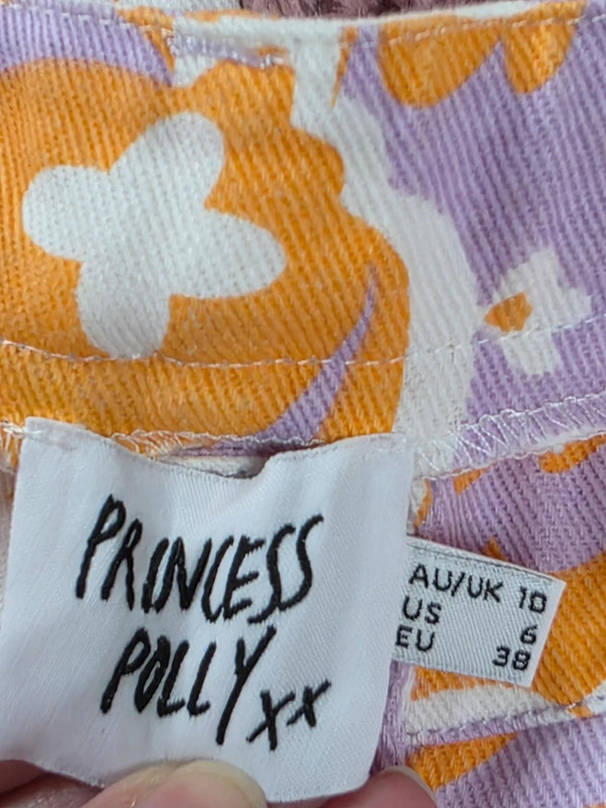 Princess Polly Floral Flared High Rise Trousers UK size 8/10