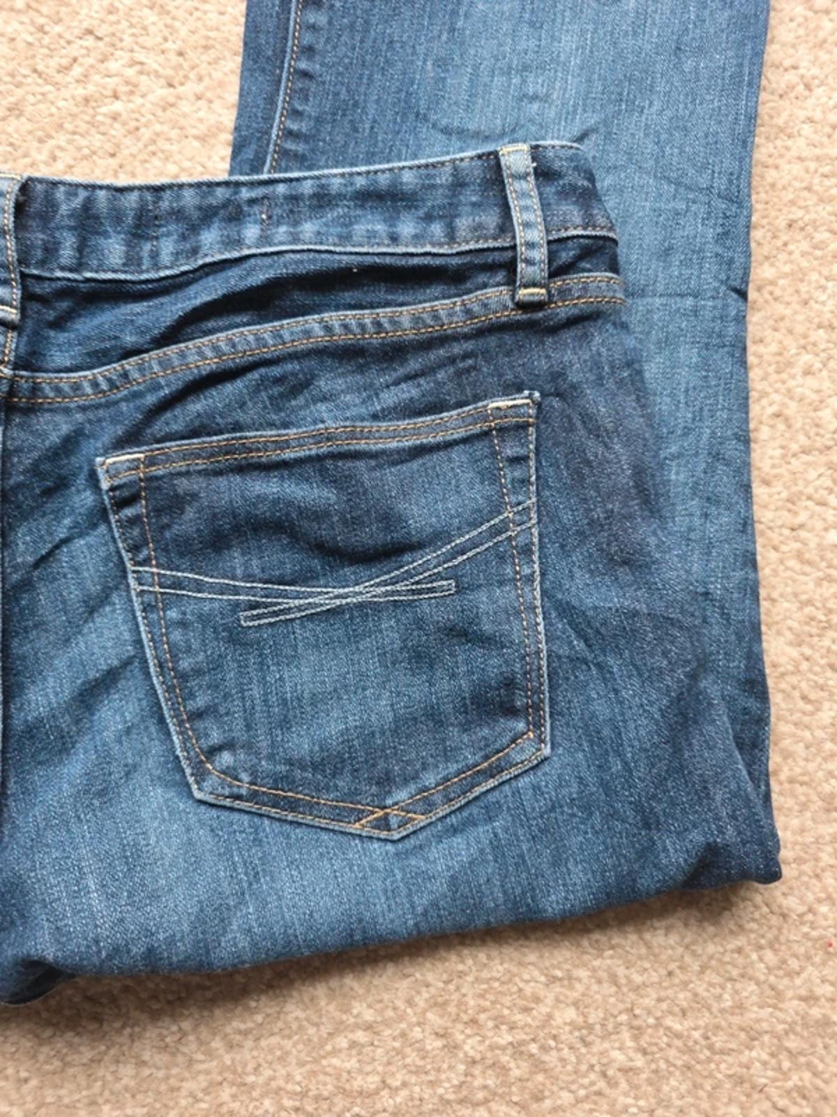 Vintage Y2K GAP Low Rise Bootcut Jeans UK Size 12 Petite